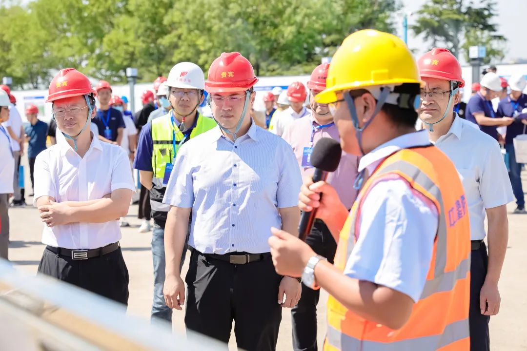 精益管理|青島高新技術(shù)產(chǎn)業(yè)開(kāi)發(fā)區(qū)建設(shè)部組織區(qū)施工、監(jiān)理單位到中建聯(lián)合項(xiàng)目地觀摩考察(圖4)