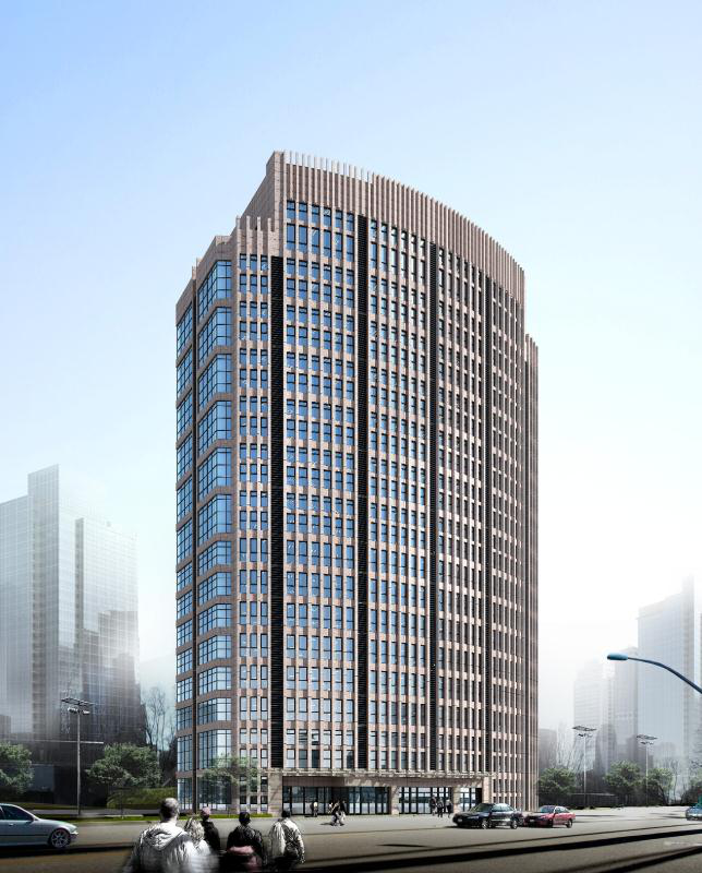 中建聯(lián)合|萊鋼大廈綜合商務寫字樓全面完工(圖1)